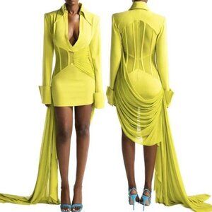 Hanifa Ari Draped Dress
